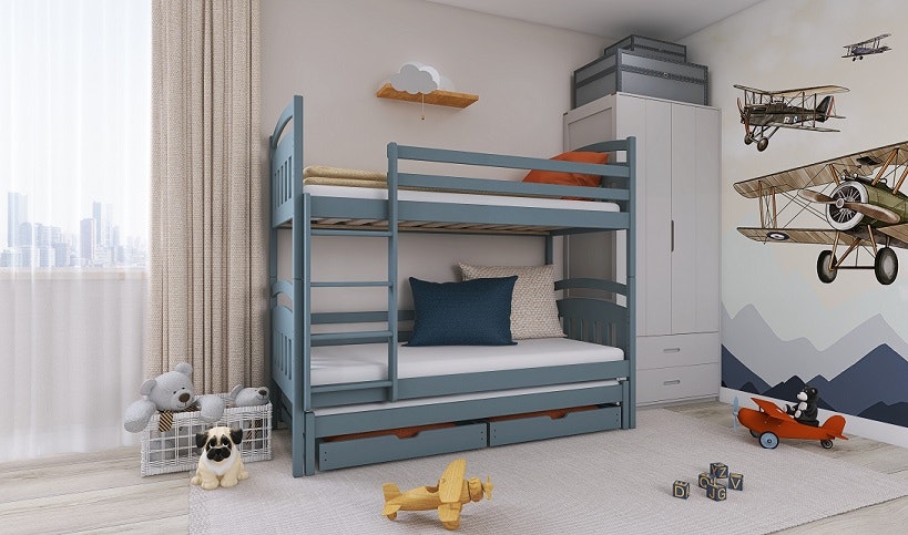 Bunk bed with three beds Albert 