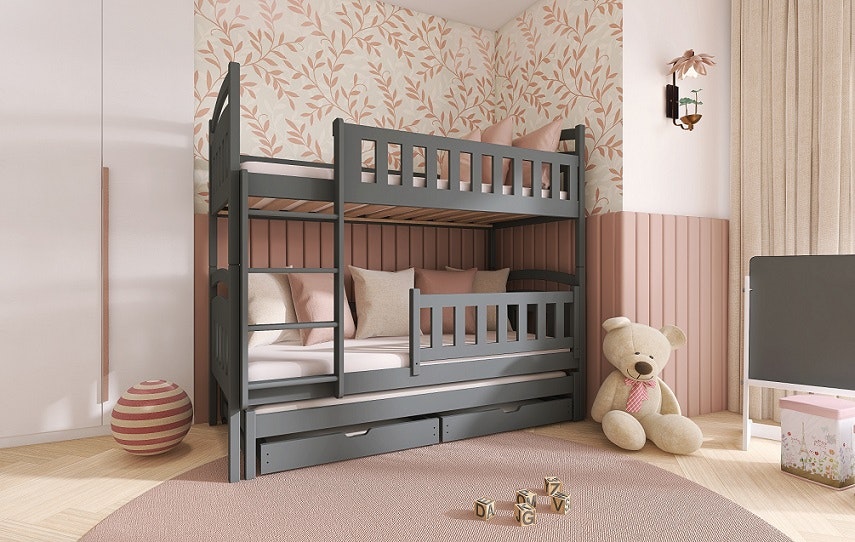 Bunk bed with three beds Betty 