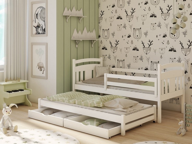 Children's bed with extra bed, daybed Folke 