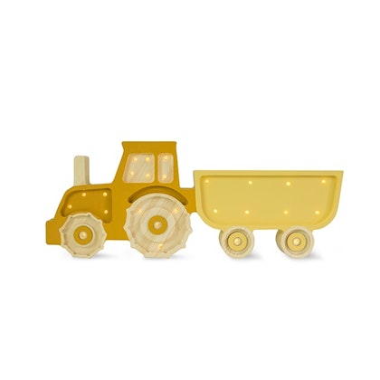 Little Lights, Night light for the children's room, Tractor Mustard