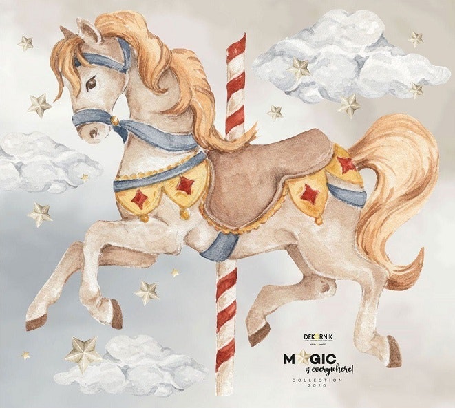 Decoration, wall sticker Magic horse 