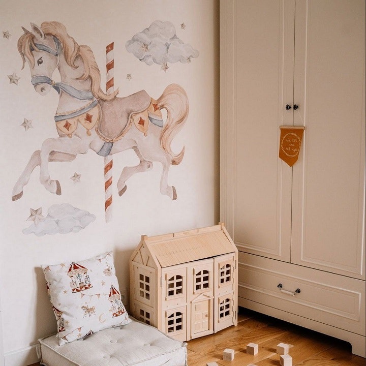 Decoration, wall sticker Magic horse 