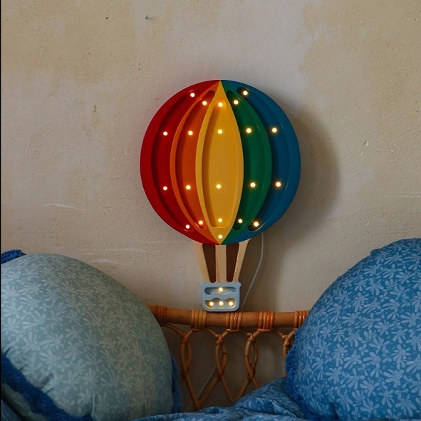 Night light for the children's room circus hot air balloon, Little Lights 