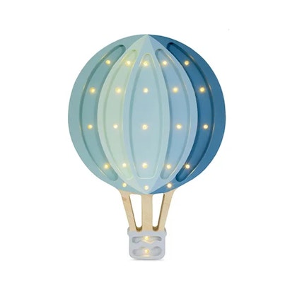 Little Lights, Night light Hot air balloon, Blue rainbow