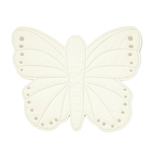 Cam Cam, lekmatta i bomull Butterfly, Off white