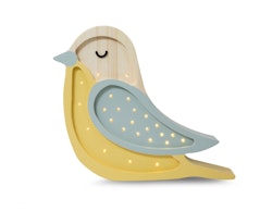 Little Lights, Night light for the children's room, Big bird Khaki mustard