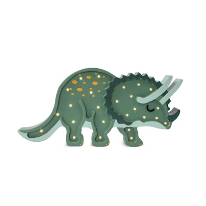 Little Lights, Night light for the children's room Triceraptor green