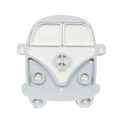 Little Lights, Night lamp for children's room, Grey bus