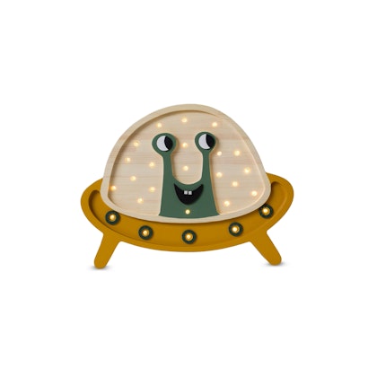 Little Lights, Night light for the children's room, Alien mustard