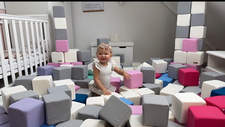 Soft foam blocks for the children's room 