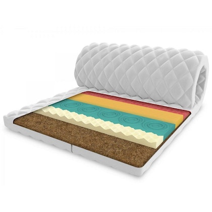 Bed mattress for children's bed/junior bed, Frutti Coco 5 cm