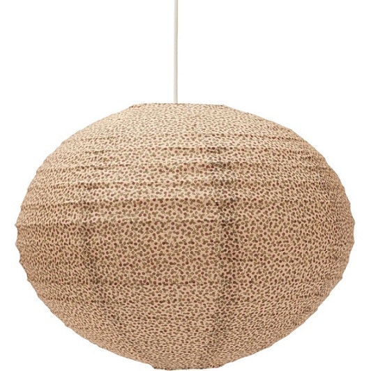 Konges Sløjd, Small ceiling lamp in cotton, Rosaraie red 