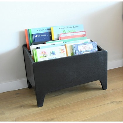 Floor bookcase for the children's room, black