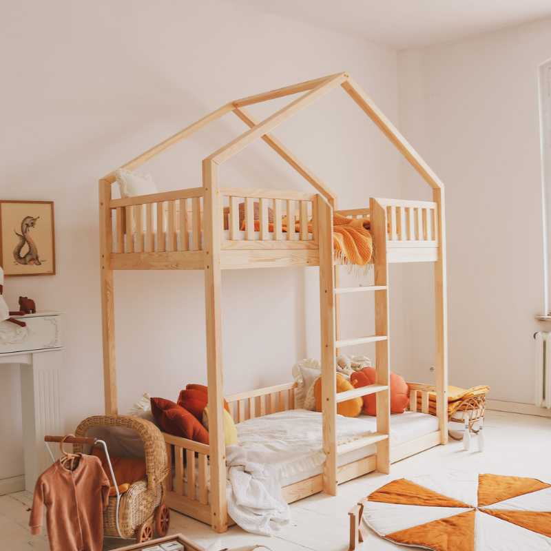 Bunk bed house bed Karla Duo 90x190 cm 
