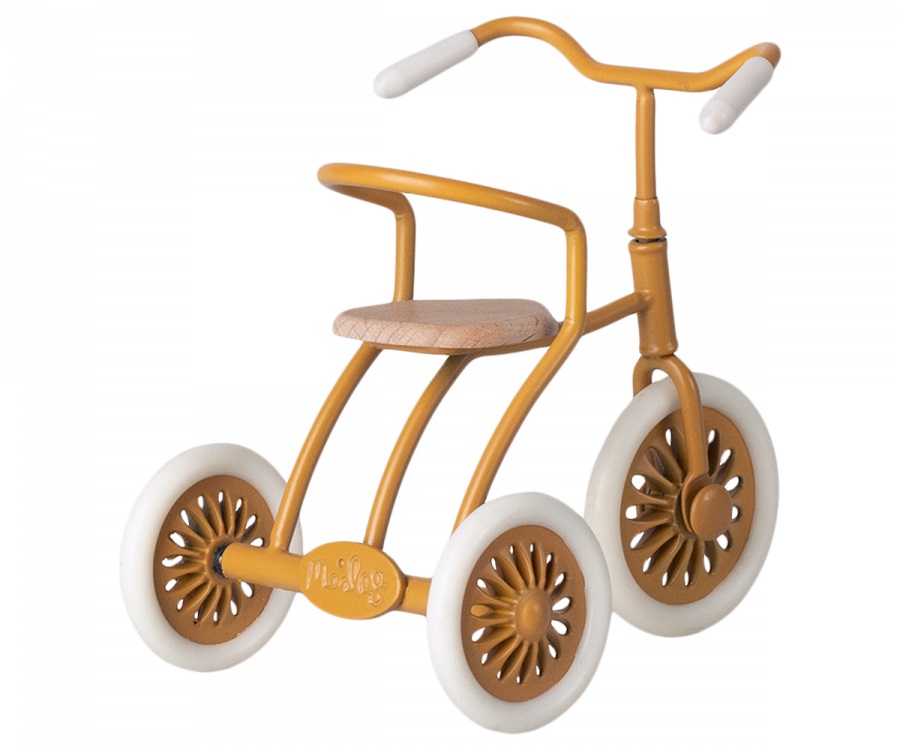 Maileg, Abri à tricycle trehjuling mus, ockra 