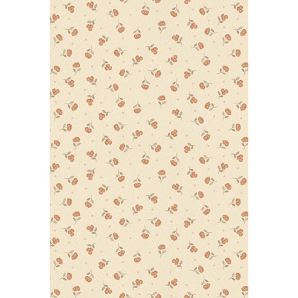 Mrs. Mighetto, wallpaper Ditsy Jolly Bee, Rusty Red