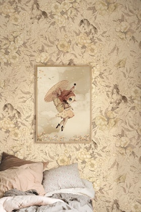 Mrs Mighetto, wallpaper Ponies for Hollie, Pale Yellow