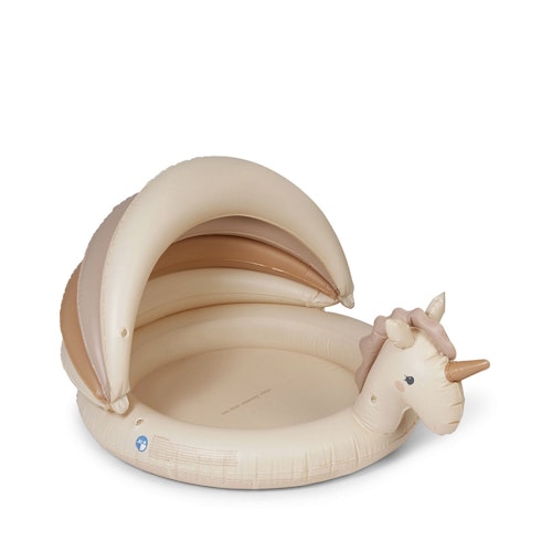 Konges Sløjd, Barnpool med solskydd, Unicorn blush