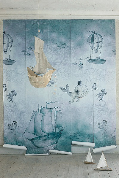 Mrs. Mighetto, wallpaper Ocean stories 