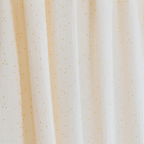 Babylove, Écru bed canopy in cotton muslin with LED lights