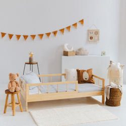 Junior bed Minnie, natural