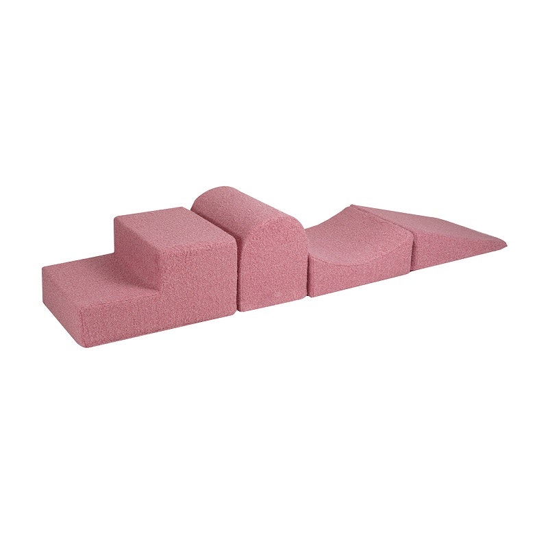 Meow, Byggbar rutschkana lekplats boucle, rosa 