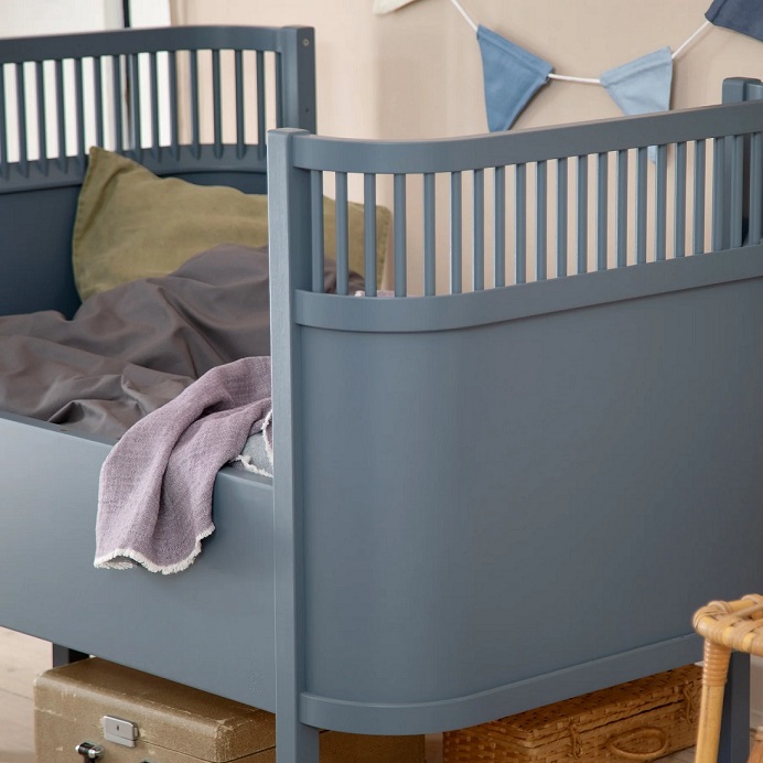 Sebra Children's bed & Junior bed Kili, Forest lake blue 
