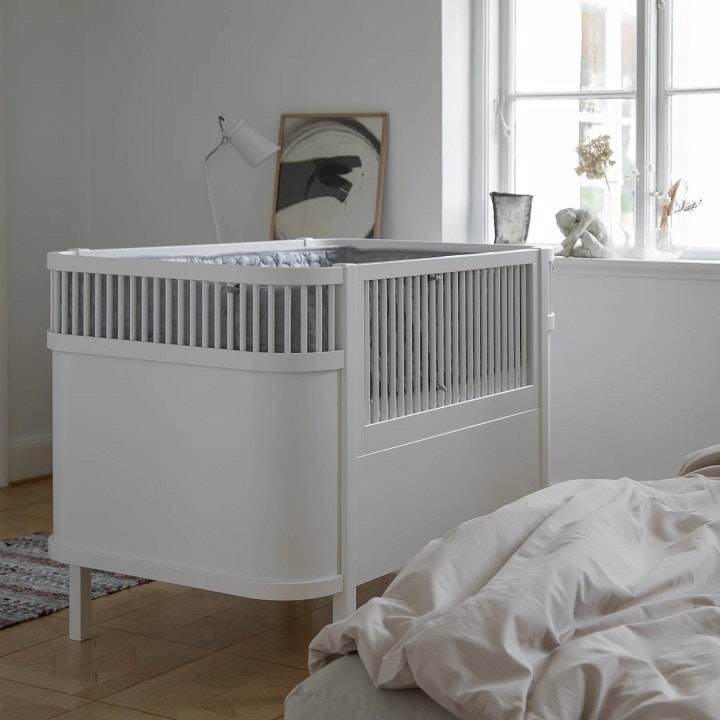 Sebra children's bed cot & Junior Bed Kili, White 