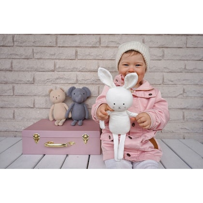 JaBaDaBaDo, stuffed animal buddy bunny in gift box