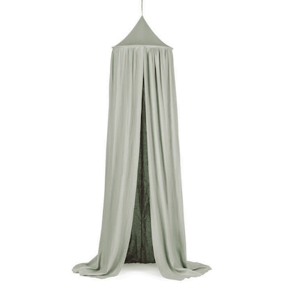 Sage linen bed canopy for the children's room, Cotton&Sweets