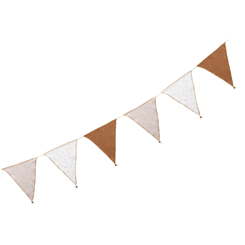 Babylove, vimpel till barnrummet, Beige mix 