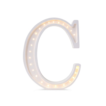 Night light for children's room letter C lamp, Little Lights