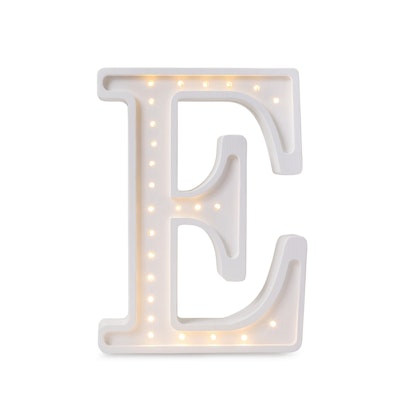 Night light for children's room letter E lamp, Little Lights