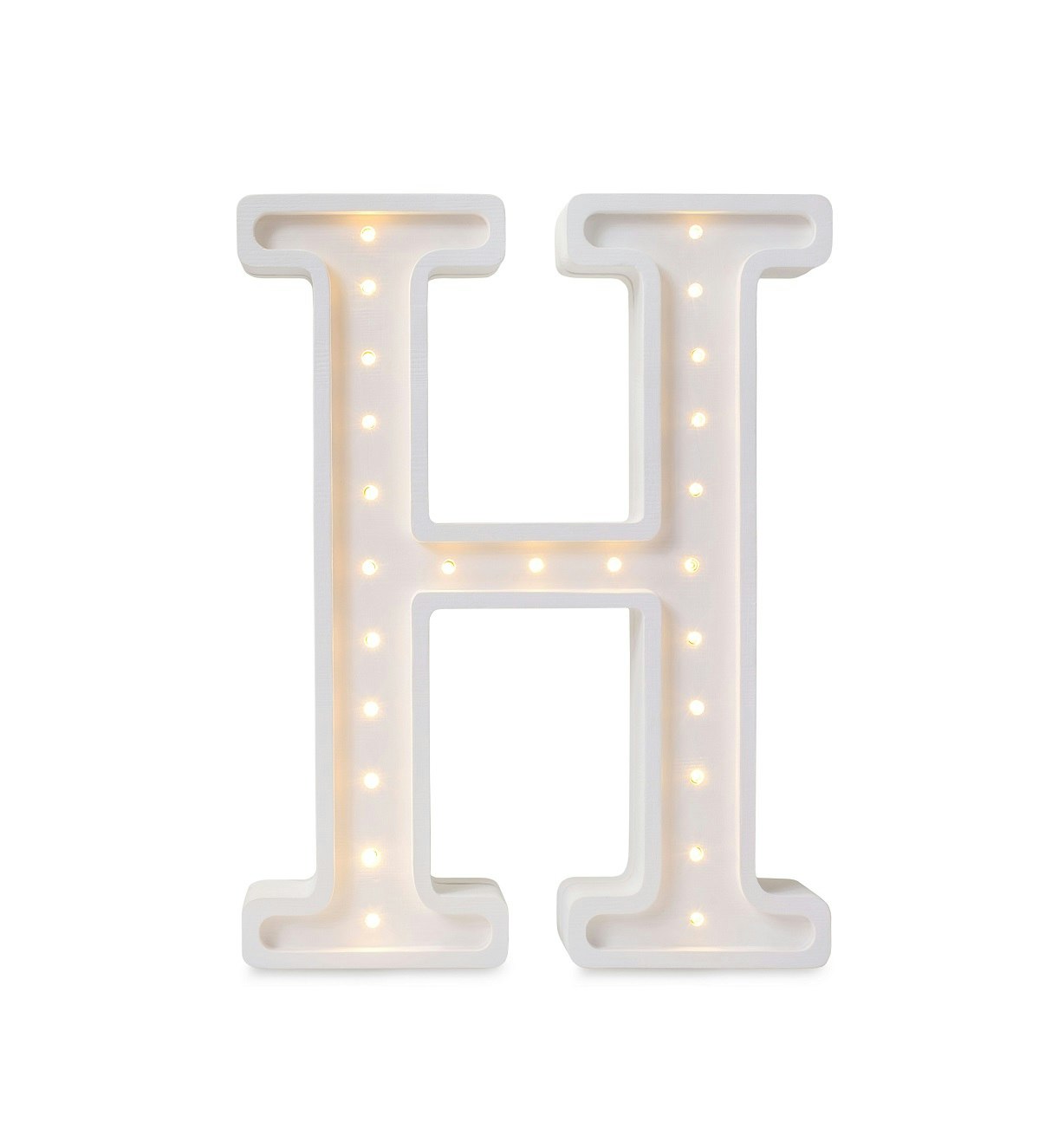 Night light for children's room letter H lamp, Little Lights 