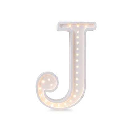 Night light for children's room letter J lamp, Little Lights