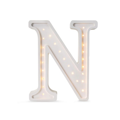 Night light for children's room letter N lamp, Little Lights