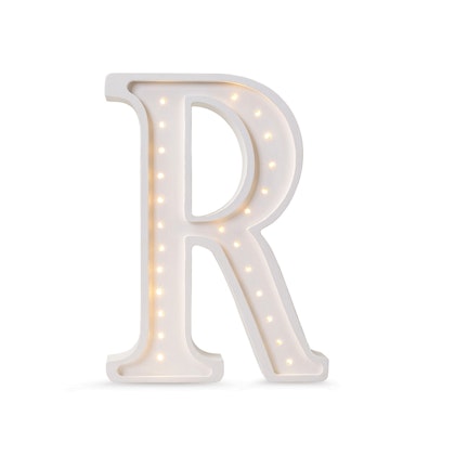 Night light for children's room letter R lamp, Little Lights