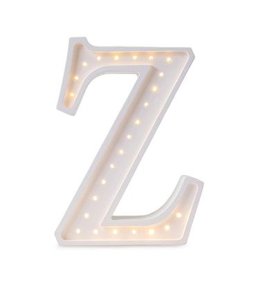 Night light for children's room letter Z lamp, Little Lights