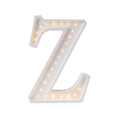 Night light for children's room letter Z lamp, Little Lights