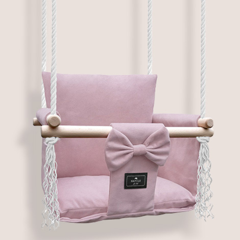 Swing pink bow 