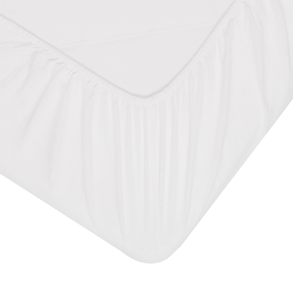 Babylove, white fitted sheet 90x190 for junior bed / children's bed