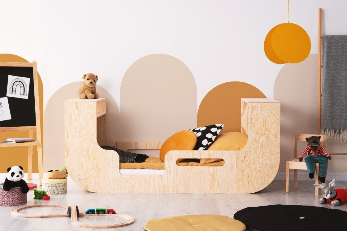 Children's bed with guard rail, Lulu Combi 
