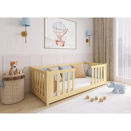 Children's bed with barrier Fred