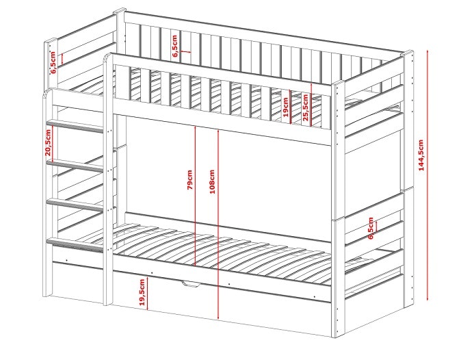 Bunk bed Florence 