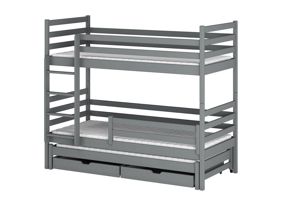 Bunk bed with three beds Love 