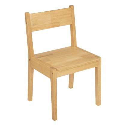 Wooden chair for the children's room, natural
