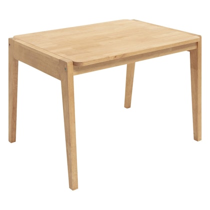 Natural wooden table for the children's room