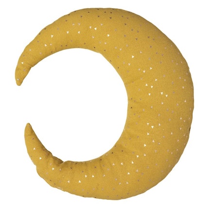 Mustard pillow, moon