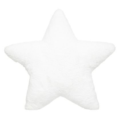 White plush pillow for the children's room, star