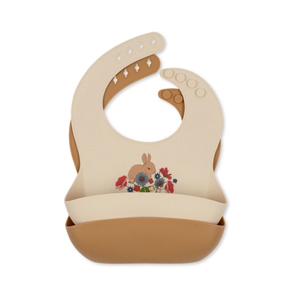 Konges Sløjd, silicone bib 2-pack, Bunny Tokki